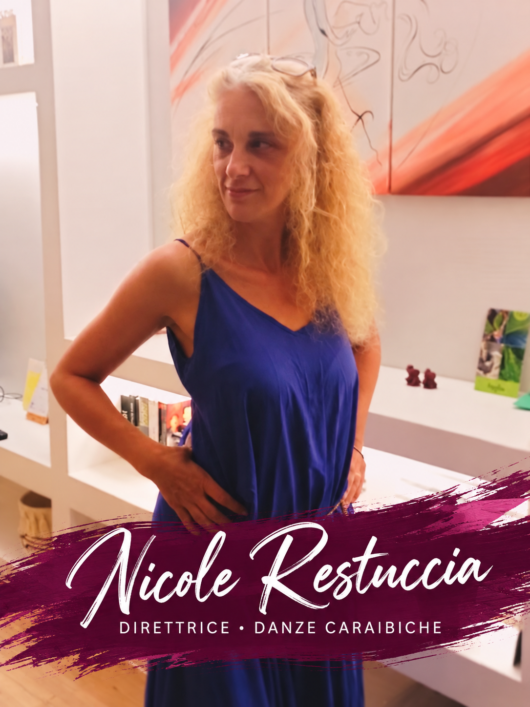 Nicole Restuccia, direttrice e insegnante di danze caraibiche
